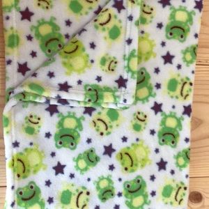 Infant Frog Pattern Baby Blanket